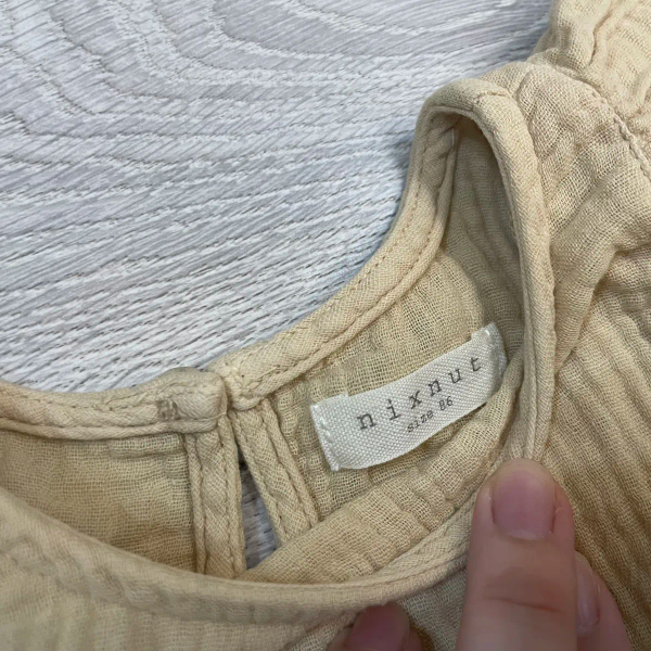 蝴蝶寬袖棉紗洋裝 image 1 of 0