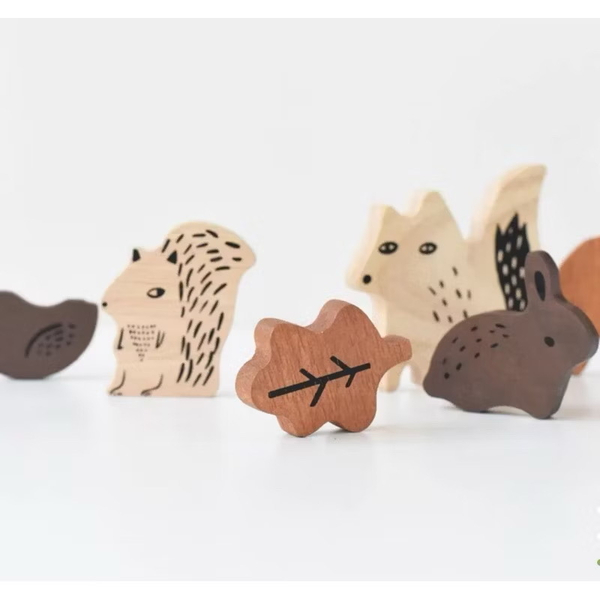 wee gallery木頭拼圖 - 森林動物 image 1 of 0