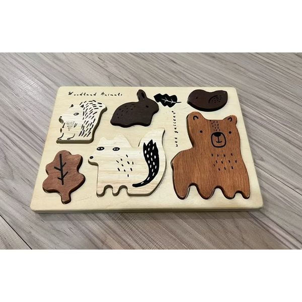 wee gallery木頭拼圖 - 森林動物 image 1 of 0