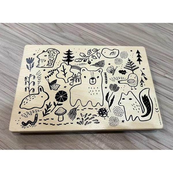 wee gallery木頭拼圖 - 森林動物 image 1 of 0