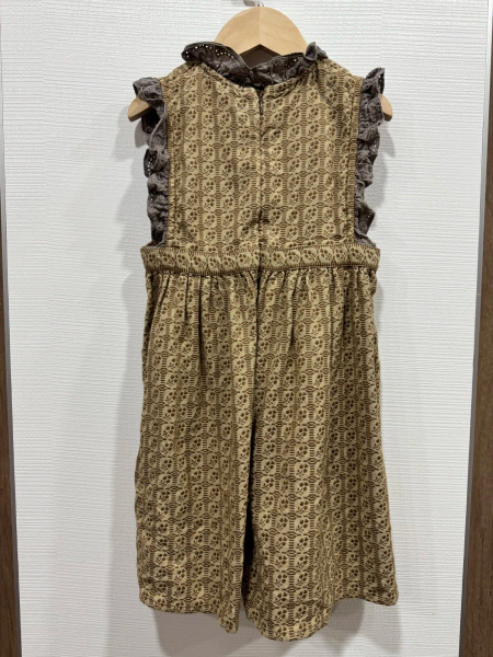 Ida Pinafore - Grid Floral Jacquard image 1 of 0
