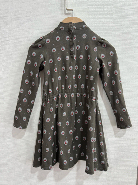 有機匹馬棉洋裝 - Coal Cameo Floral image 1 of 0