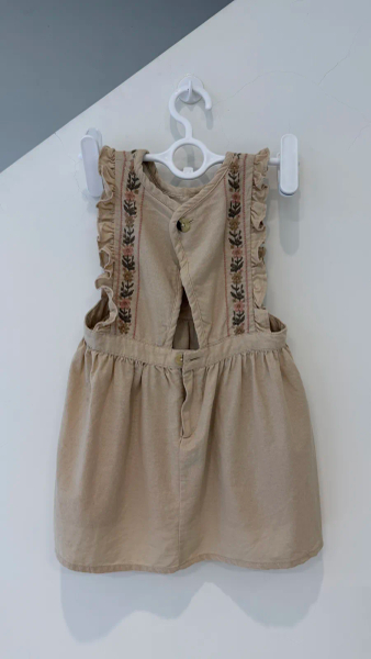 淡粉色刺繡吊帶裙 image 1 of 0
