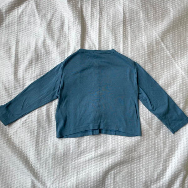 有機棉湖水藍薄外套 image 1 of 0