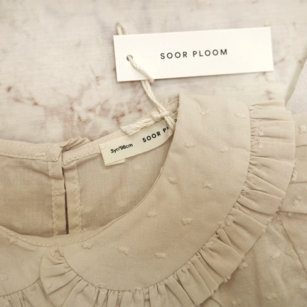 Astrid Blouse - Swiss Dot Milk 3y image 1 of 0