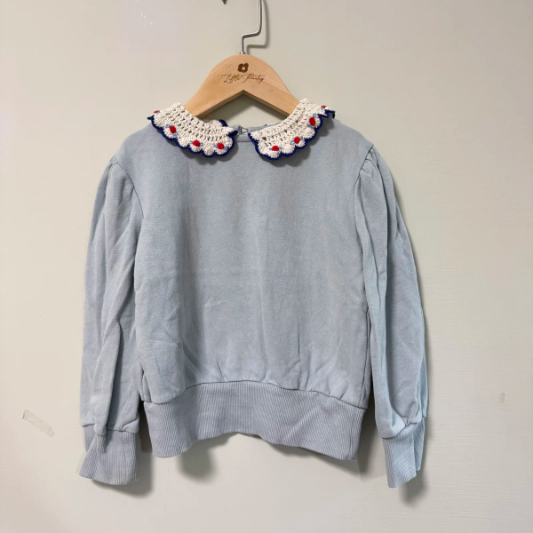 SKY BLUE COTTON SWEATSHIRT image 1 of 0