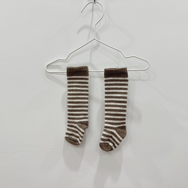 Geribde Sokken -  Biscuit/Cream image 1 of 0