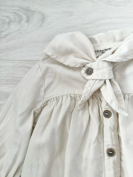 Llidia kerchief blouse oatmeal top image 1 of 0