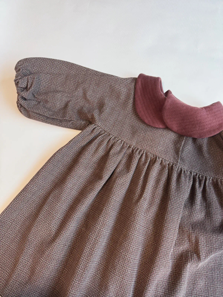 Susanna Dress - Tiny Purple/Mogano image 1 of 0