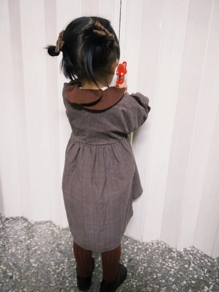 Susanna Dress - Tiny Purple/Mogano image 1 of 0