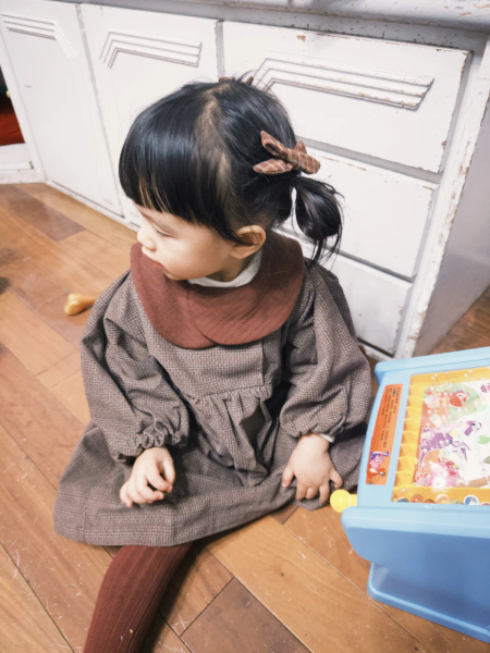 Susanna Dress - Tiny Purple/Mogano image 1 of 0