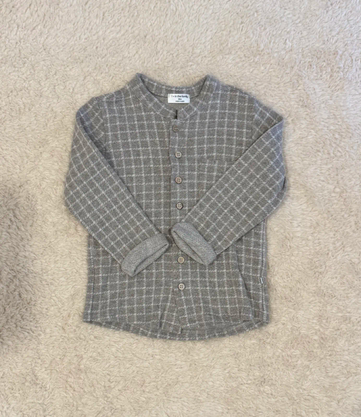 灰格紋襯衫 image 1 of 0
