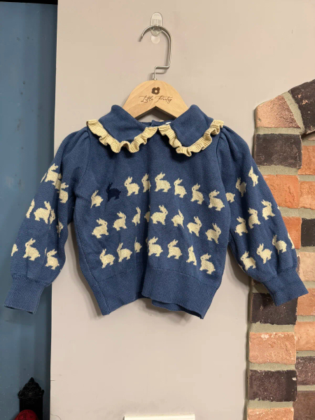 兔子荷葉領毛衣 image 1 of 0