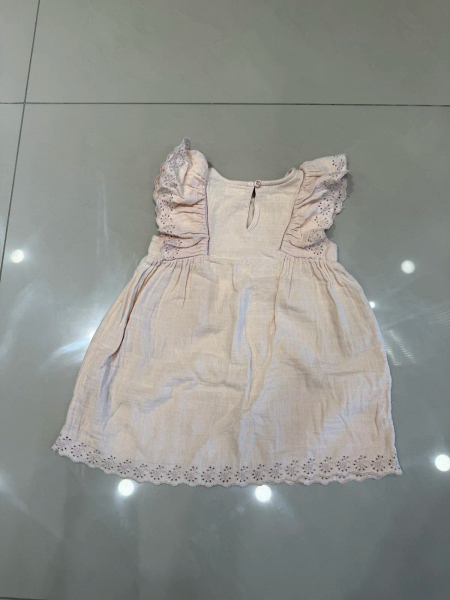 幼兒淺粉有機棉洋裝 image 1 of 0