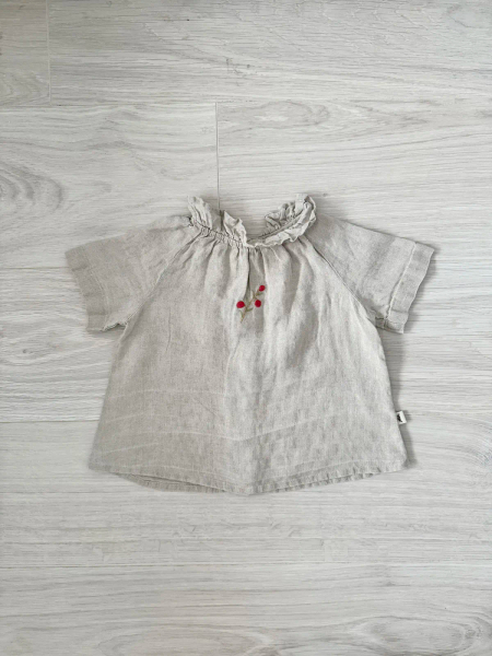 Ruffle Tunic Layla with Short Sleeves image 1 of 0
