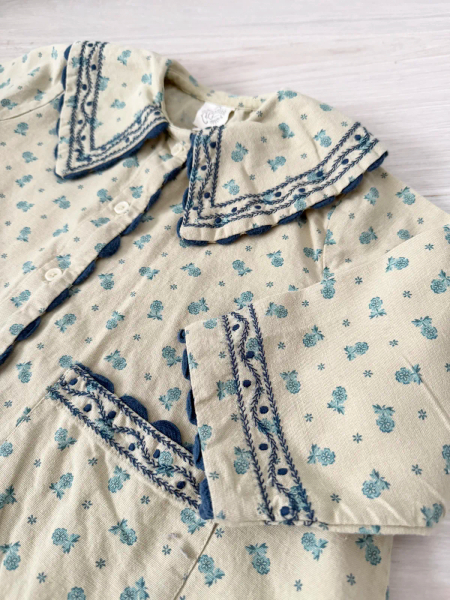 Clara Shirt Dress - Pansy Garden Willow image 1 of 0