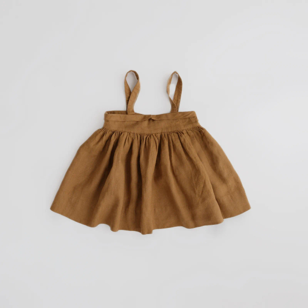 Enola Pinafore - Old Gold 吊帶洋裝 image 1 of 0