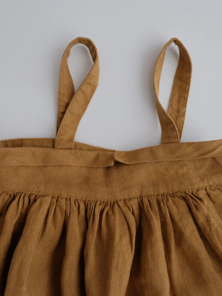 Enola Pinafore - Old Gold 吊帶洋裝 image 1 of 0