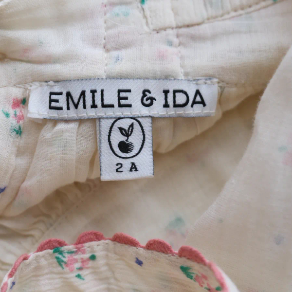 ECRU COTTON CREPE DRESS - CUEILLETTE image 1 of 0