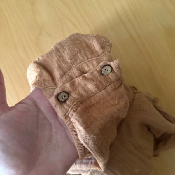 橘糖紗粒連身包屁裙 image 1 of 0