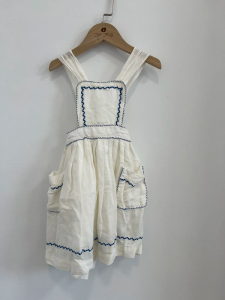 PEPPERMINT DRESS - WHITE image 1 of 0
