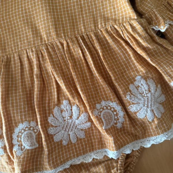 刺繡荷葉領包屁裙 image 1 of 0