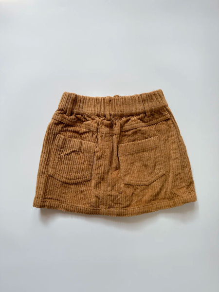Brown Velvet Short Skirt image 1 of 0