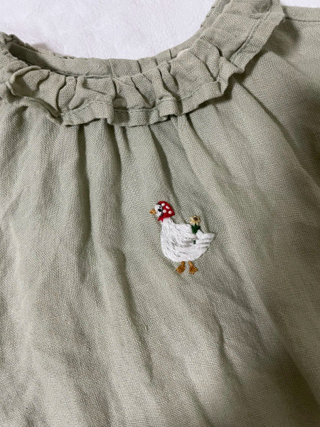 公主袖亞麻洋裝（Valentina dress小詩限定） image 1 of 0