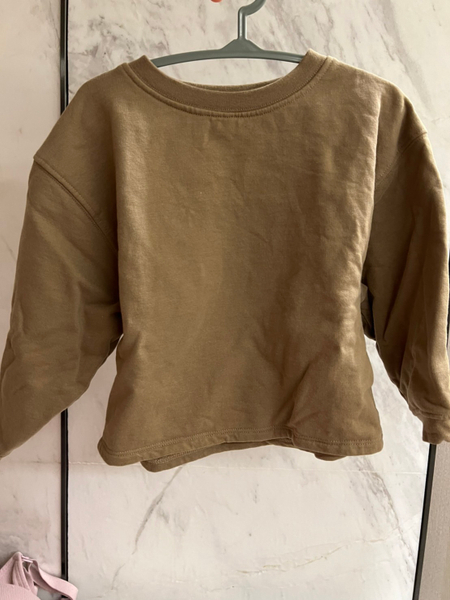 Gray Label 兒童短版厚棉T Brownie 2-3Y image 1 of 0