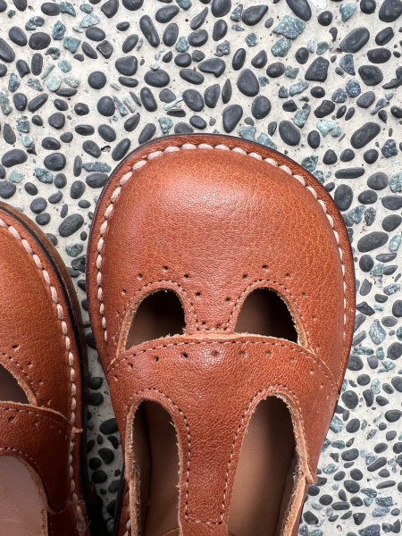 John Cut Out Sandals in Kava Brown image 1 of 0