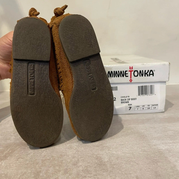 二手 Minnetonka Boots 唐卡靴 莫卡辛手工流蘇短靴 image 1 of 0
