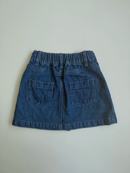 Denim Cotton Mini Skirt image 1 of 0