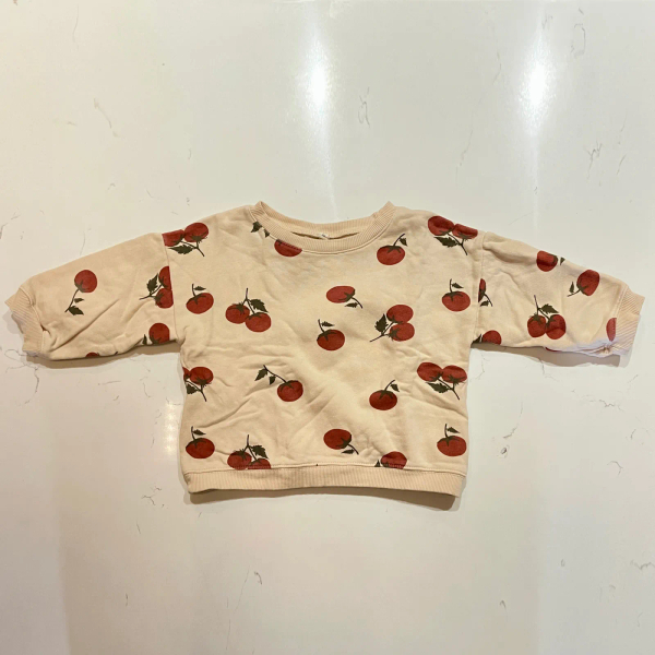 Organic Zoo 有機棉刷毛衛衣 TOMATO 1-2y image 1 of 0