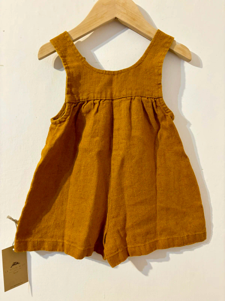 香菇刺繡吊帶褲 image 1 of 0