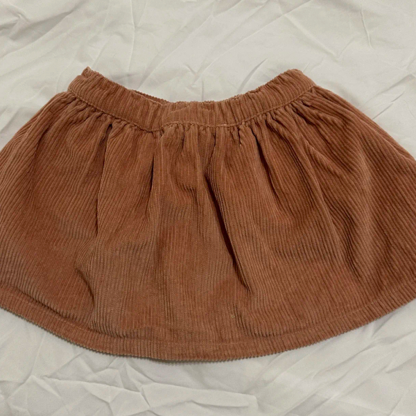Velvet skirt powder flowers pocket image 1 of 0