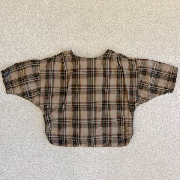 New Zen 格紋開襟襯衫 image 1 of 0