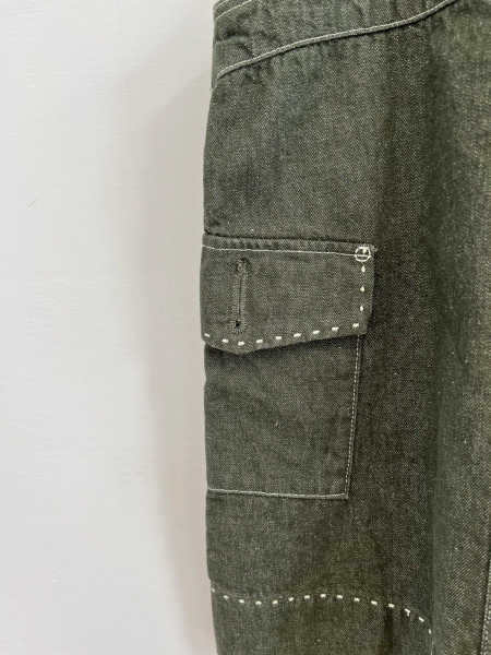 Buckle Jumper Dress - Sage Denim image 1 of 0
