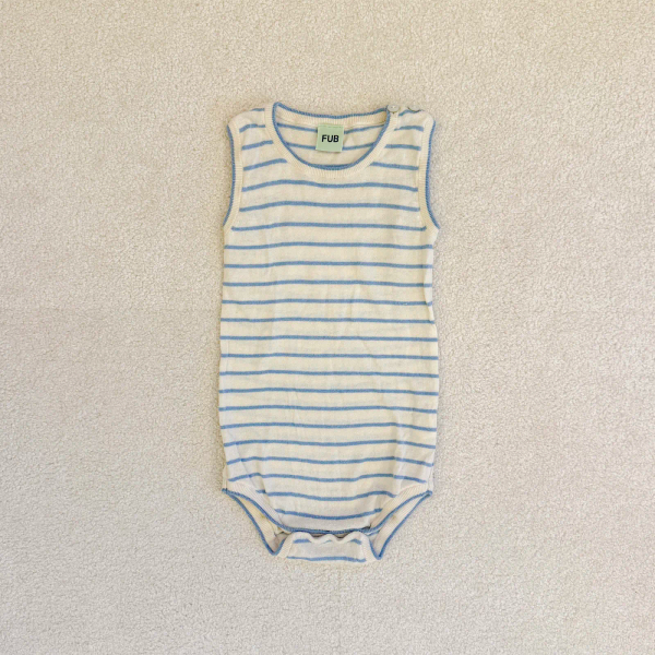 條紋針織背心連身衣 image 1 of 0