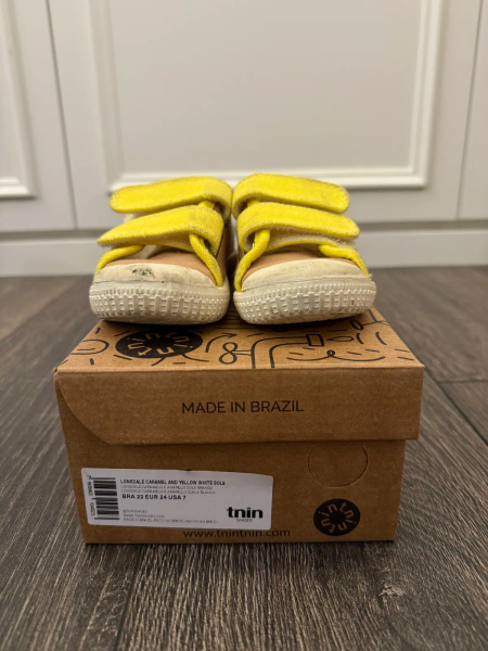 Lonsdale Caramel and Yellow White sole 帆布鞋 image 1 of 0