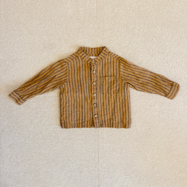 亞麻長袖襯衫 image 1 of 0