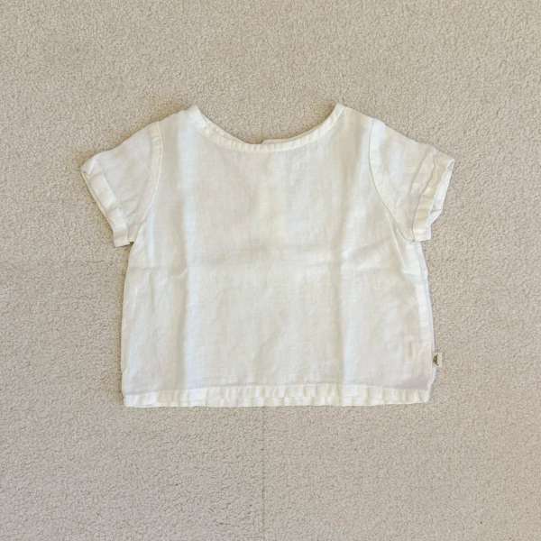 棉麻短袖襯衫 image 1 of 0