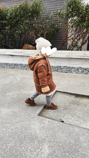 NIXNUT 羔羊絨保暖外套 Winter Jacket Caramel image 1 of 0