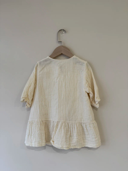 白色棉紗洋裝 image 1 of 0