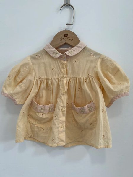 Mabel Blouse - Milk Broderie Anglaise image 1 of 0