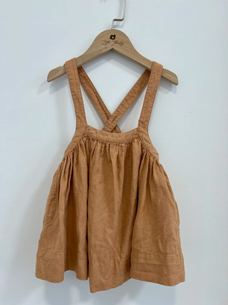 Soor Ploom - Eloise Pinafore/Fenugreek image 1 of 0