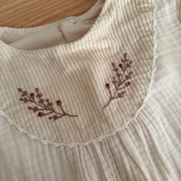刺繡燈芯絨拼接 image 1 of 0