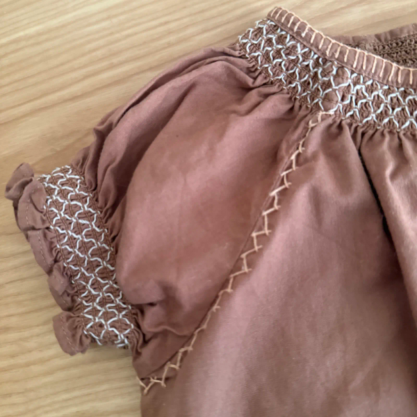 刺繡荷葉縮口 image 1 of 0