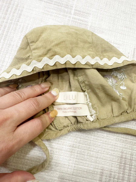 Liilu綠色刺繡帽子 image 1 of 0