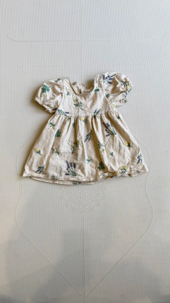 雛菊刺繡棉麻洋裝 image 1 of 0