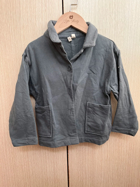 秋冬薄刷毛襯衫領外套 Blue Grey - 2-3y image 1 of 0